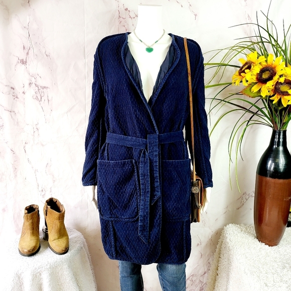 Rag & Bone Denim Liner Jacket With Belt - Picture 2 of 10